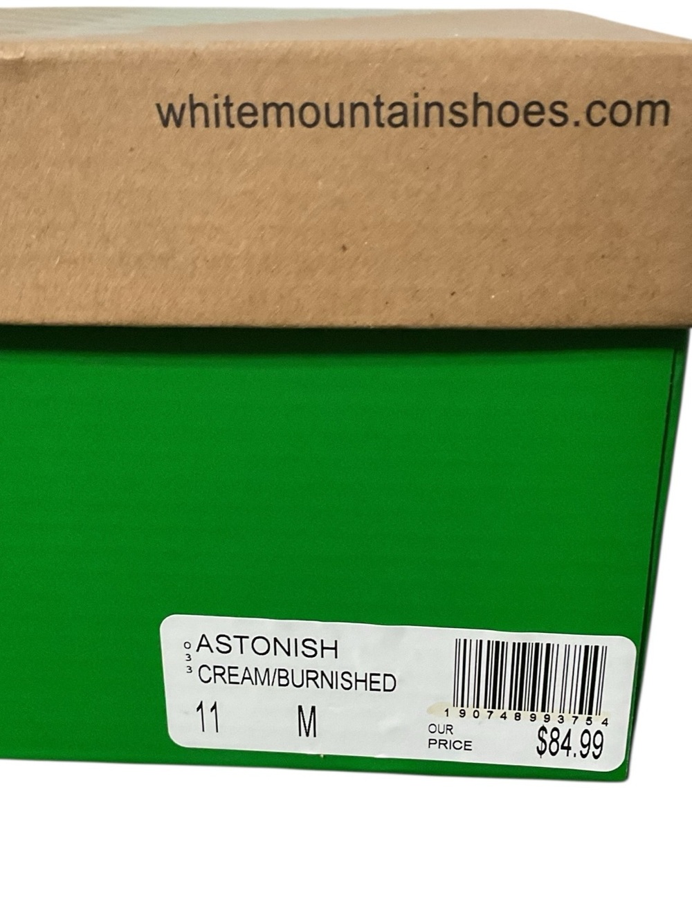 White Mountain “Astonish” Cream Strappy Platform Sandal RT $85 4” Heel - Picture 10 of 10
